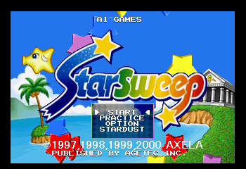 Puzzle Star Sweep Title Screen